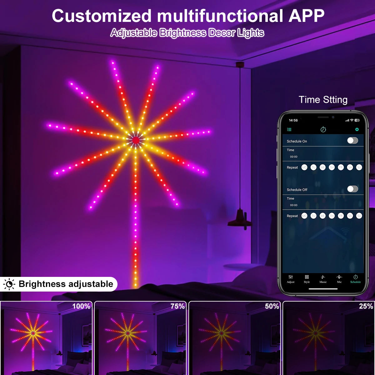 RGB Led Fireworks